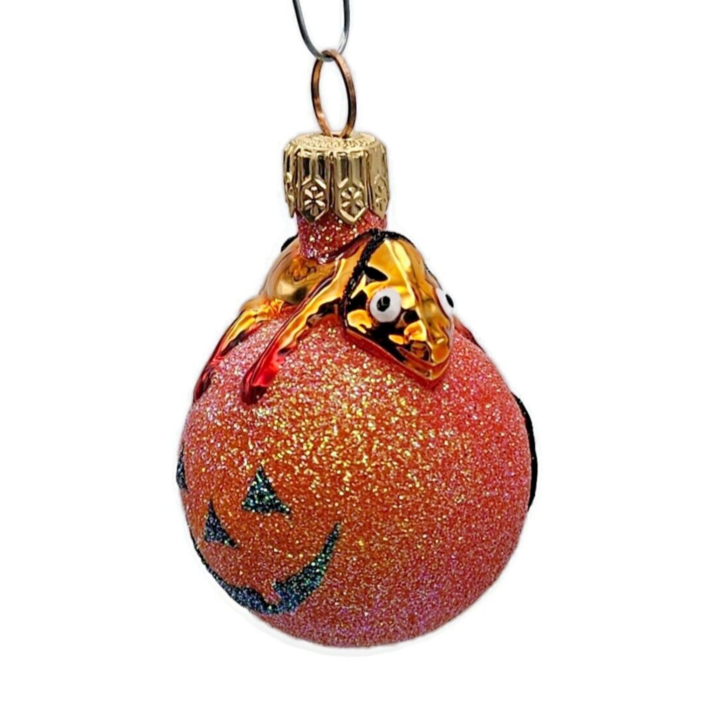 Patricia Breen Miniature Chameleon Halloween Jack O Lantern Christmas Ornament