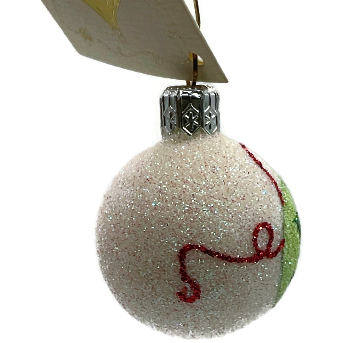 Patricia Breen Studio Gift Ball Holly Berry Pearl Christmas Tree Ornament
