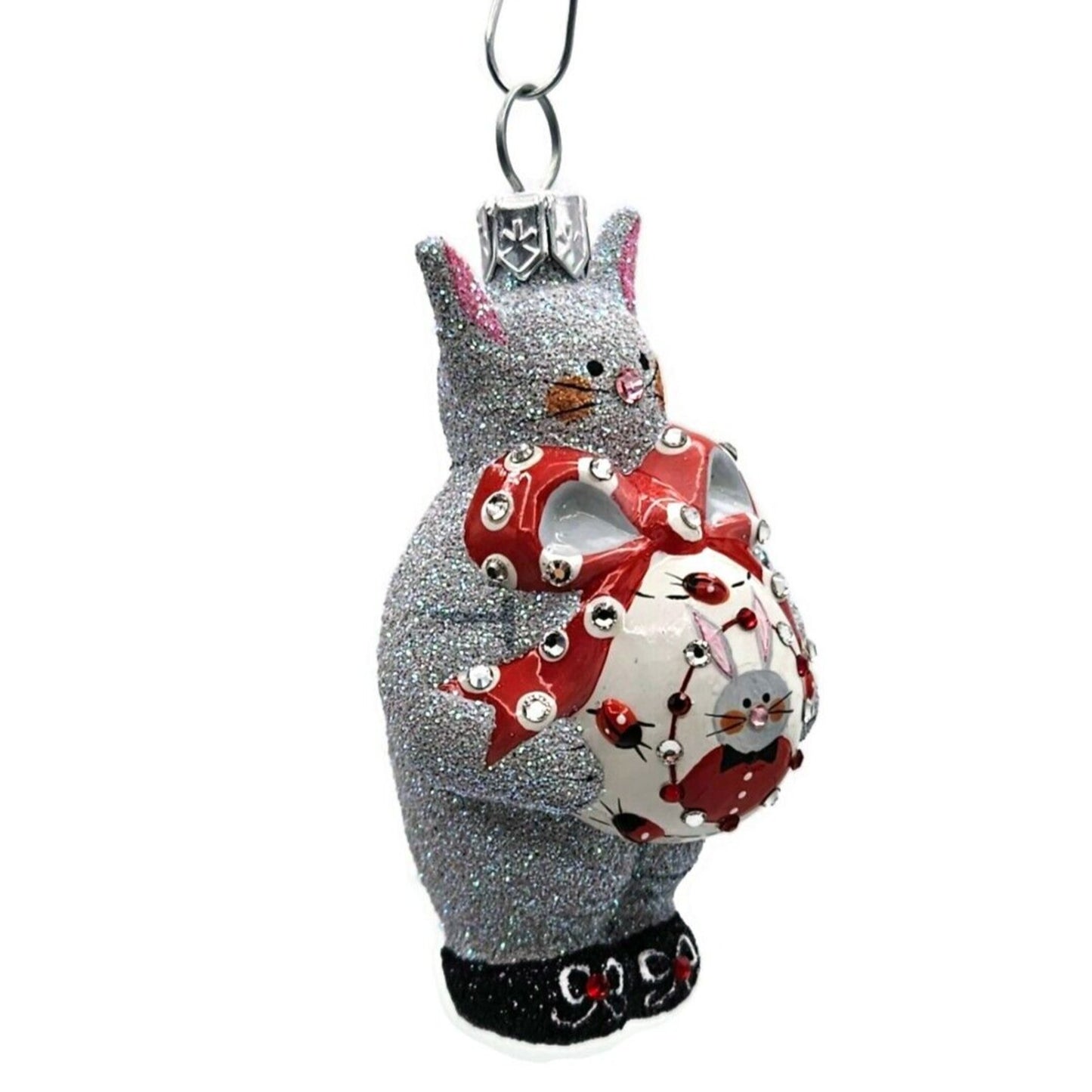 Patricia Breen Keepsake Egg Ladybug Bunny Easter Holiday Christmas Tree Ornament