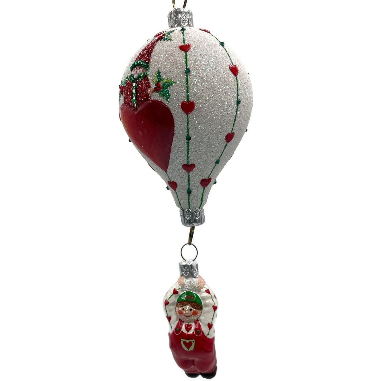 Patricia Breen Miniature Balloon Boy Hearts Valentines Christmas Tree Ornament