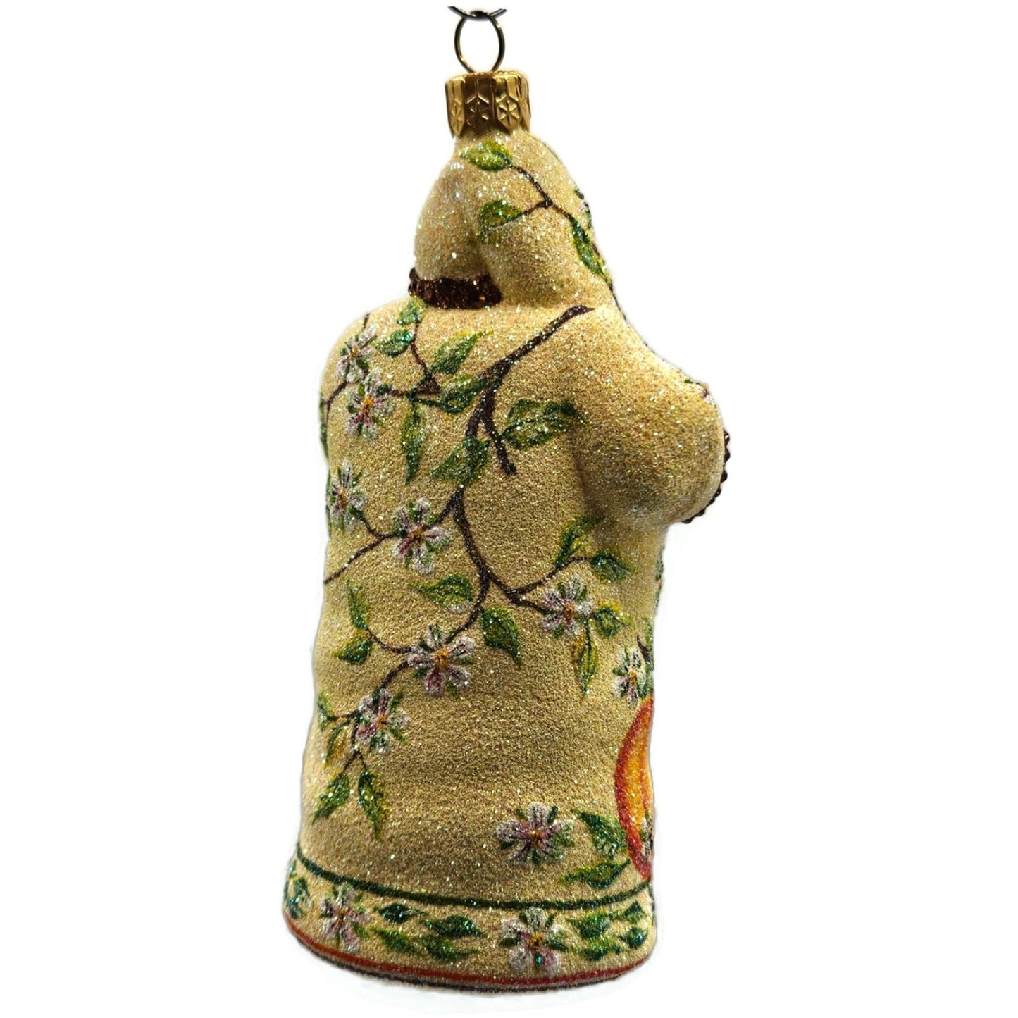 Patricia Breen Connaught Santa Peaches Spring Tea Party Christmas Tree Ornament