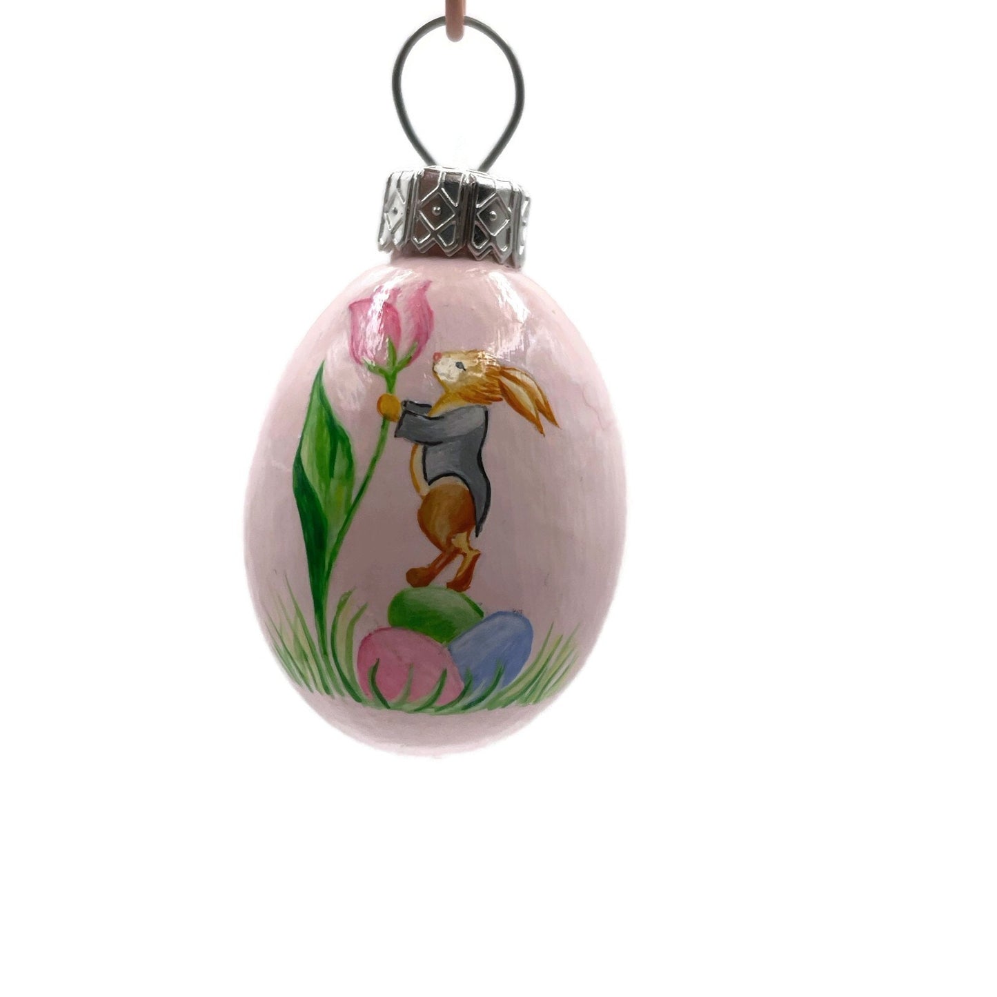 Patricia Breen Miniature Egg Tulip Love Bunny Easter Christmas Tree Ornament