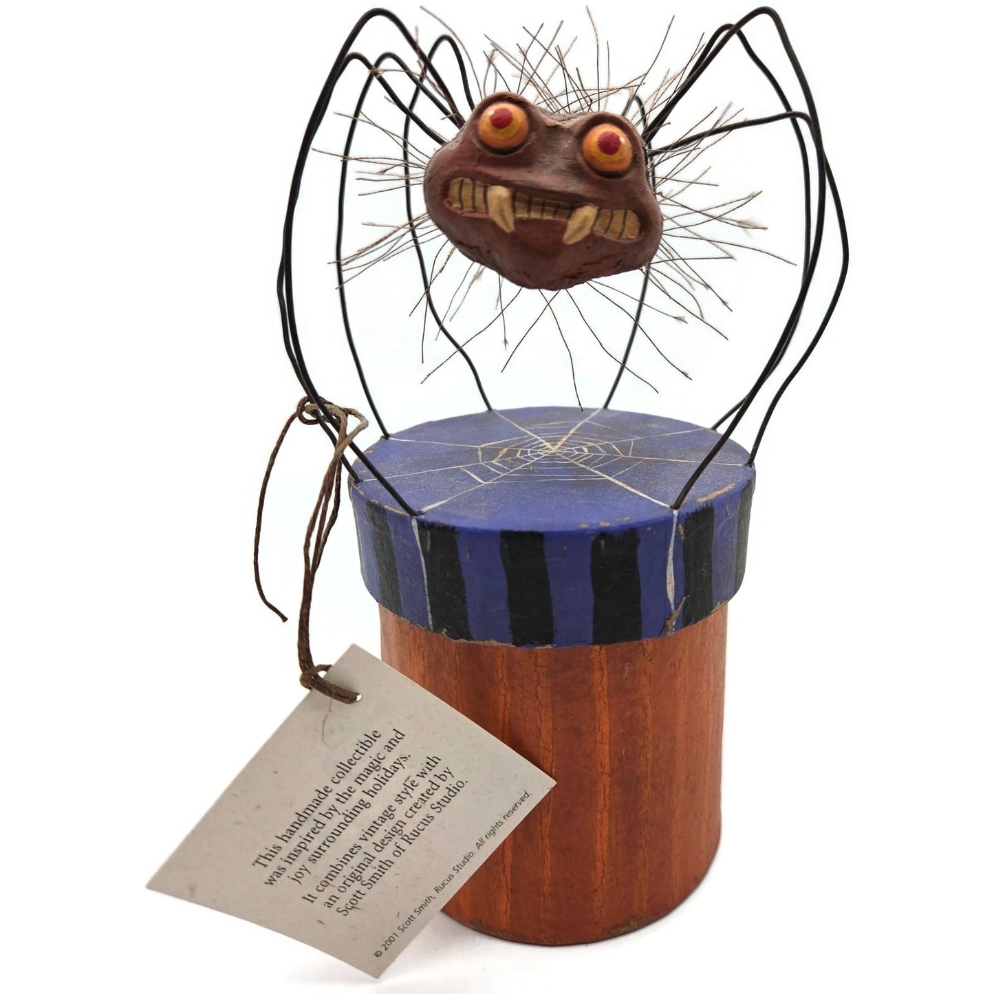 Rucus Studio Salvador Spider Scott Smith Halloween Spooky Candy Container