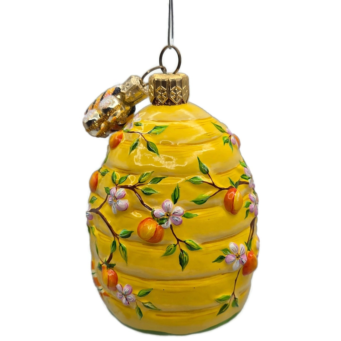 Patricia Breen A Beeskep for Lucy Flowers Fruit Yellow Spring Christmas Ornament