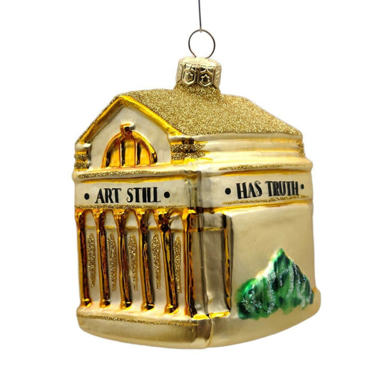 Patricia Breen Beaux Arts Facade St Louis Art Museum Gold Christmas Ornament