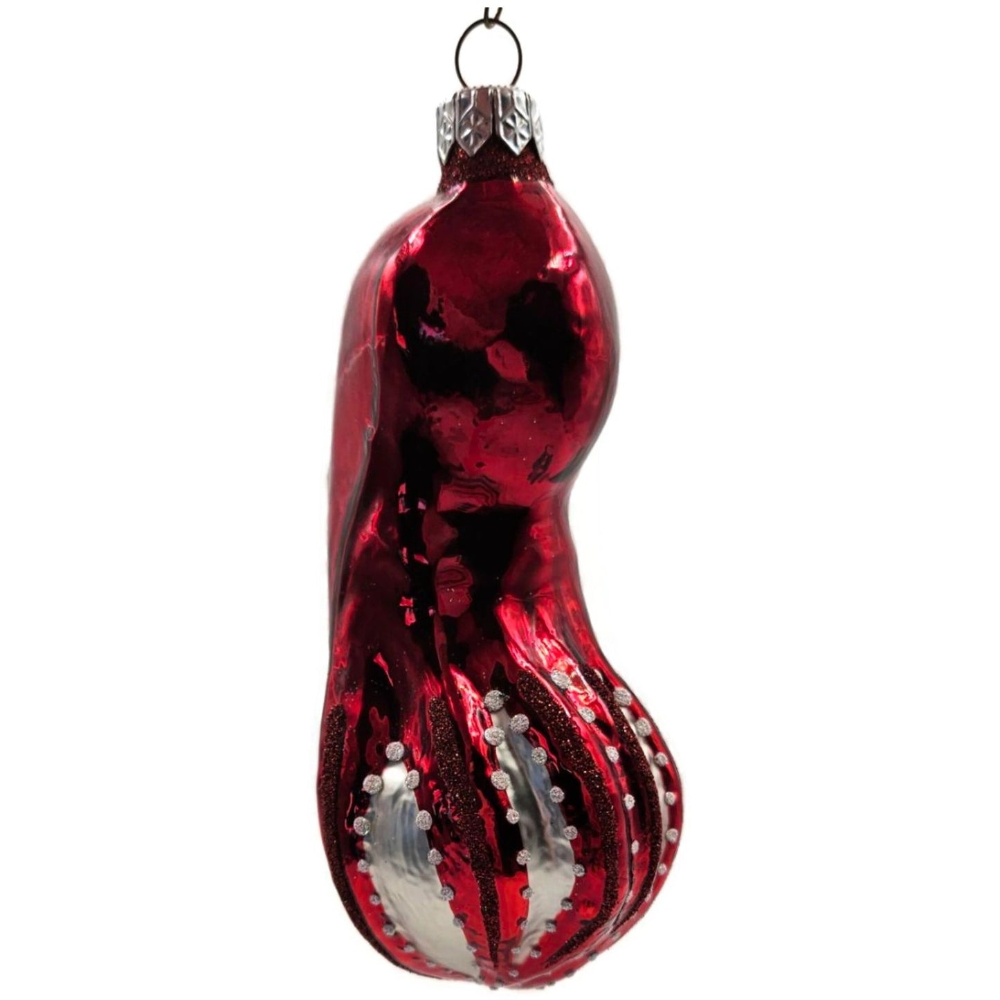 Patricia Breen Olivier Octopus Red Nautical Sea Spring Christmas Tree Ornament