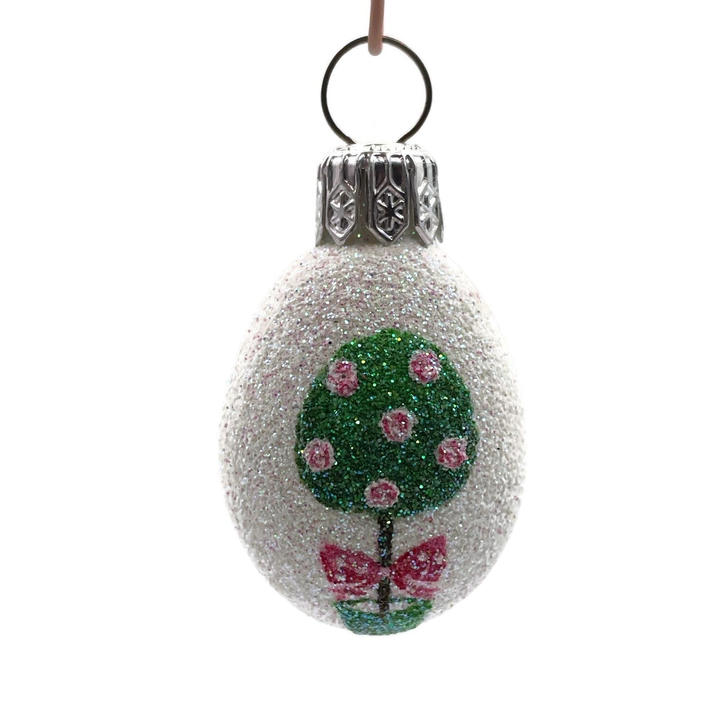Patricia Breen Miniature Egg Rose Topiary Flower Easter Christmas Tree Ornament