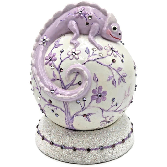 Patricia Breen Chameleon Cachette Lavender Flowers Spring Christmas OOAK CO