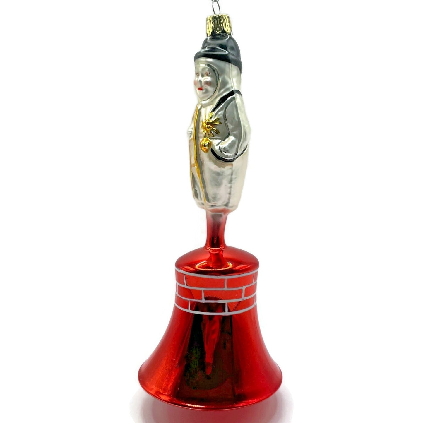 Christopher Radko Chimney Sweeps Red Bell Christmas Tree Ornament 92-179-0