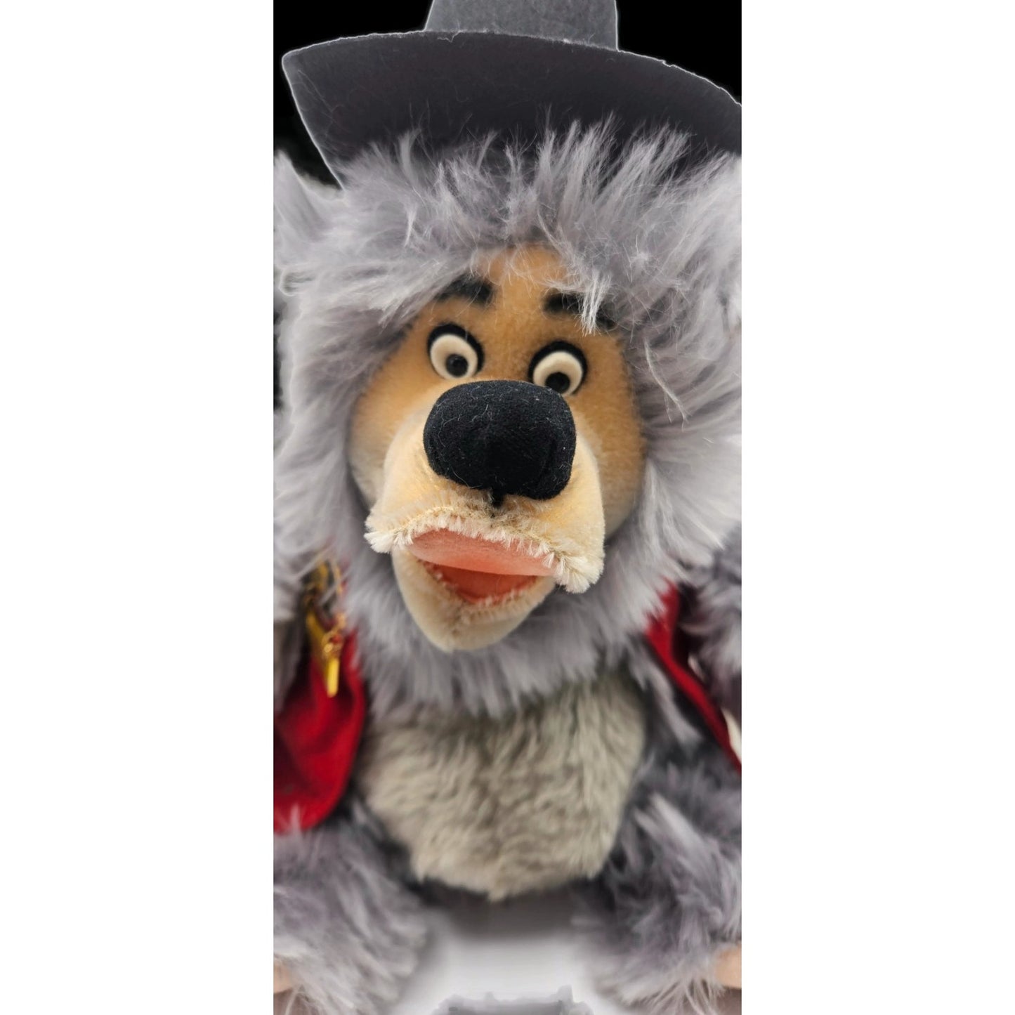 Steiff Bear Walt Disney World Big Al Teddy Bear Plush Toy Gray Limited Edition