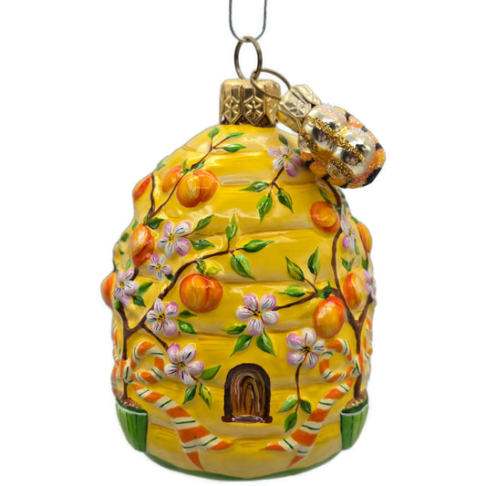Patricia Breen A Beeskep for Lucy Flowers Fruit Yellow Spring Christmas Ornament