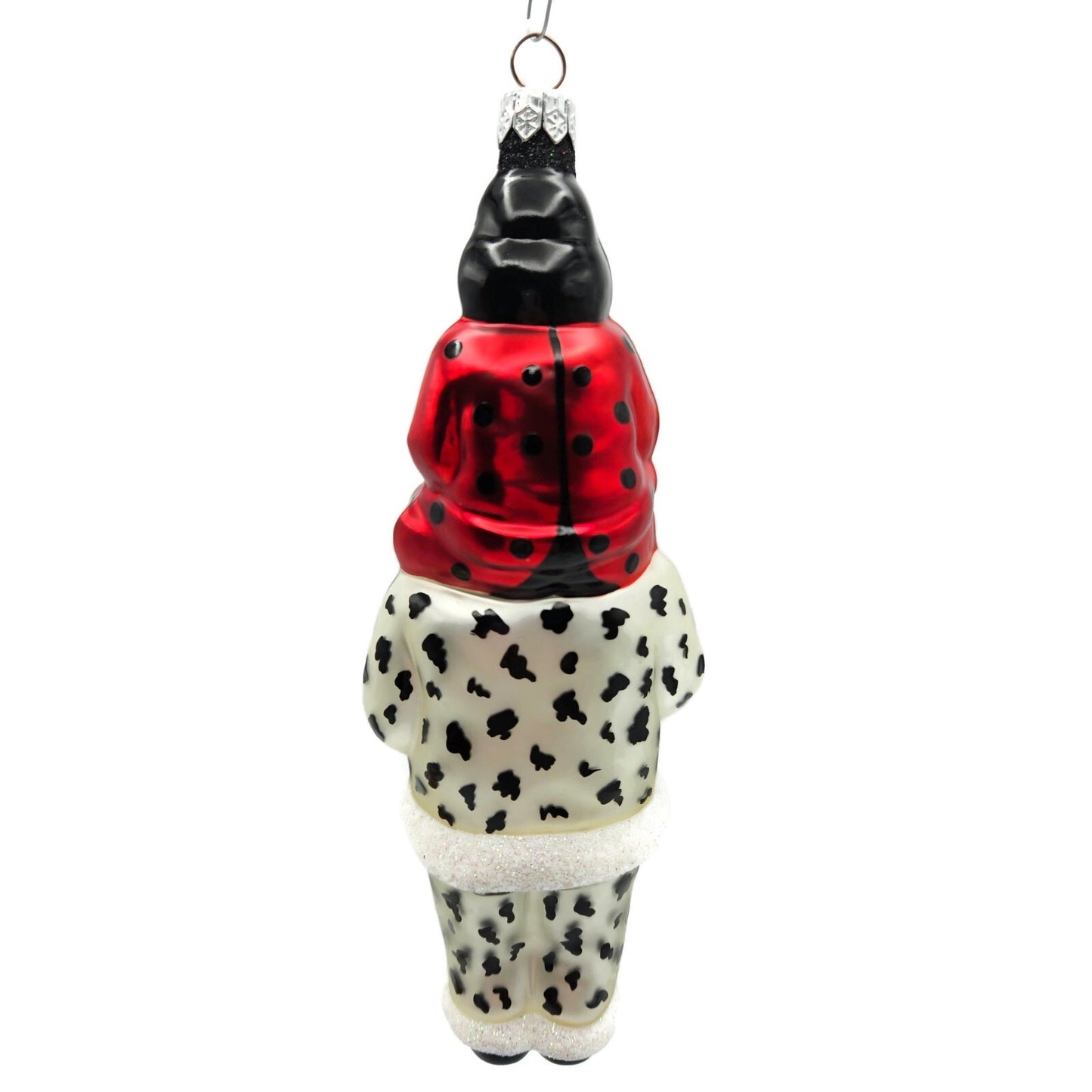 Patricia Breen Carry Me Santa Dalmatian and Ladybug Halloween Christmas Ornament
