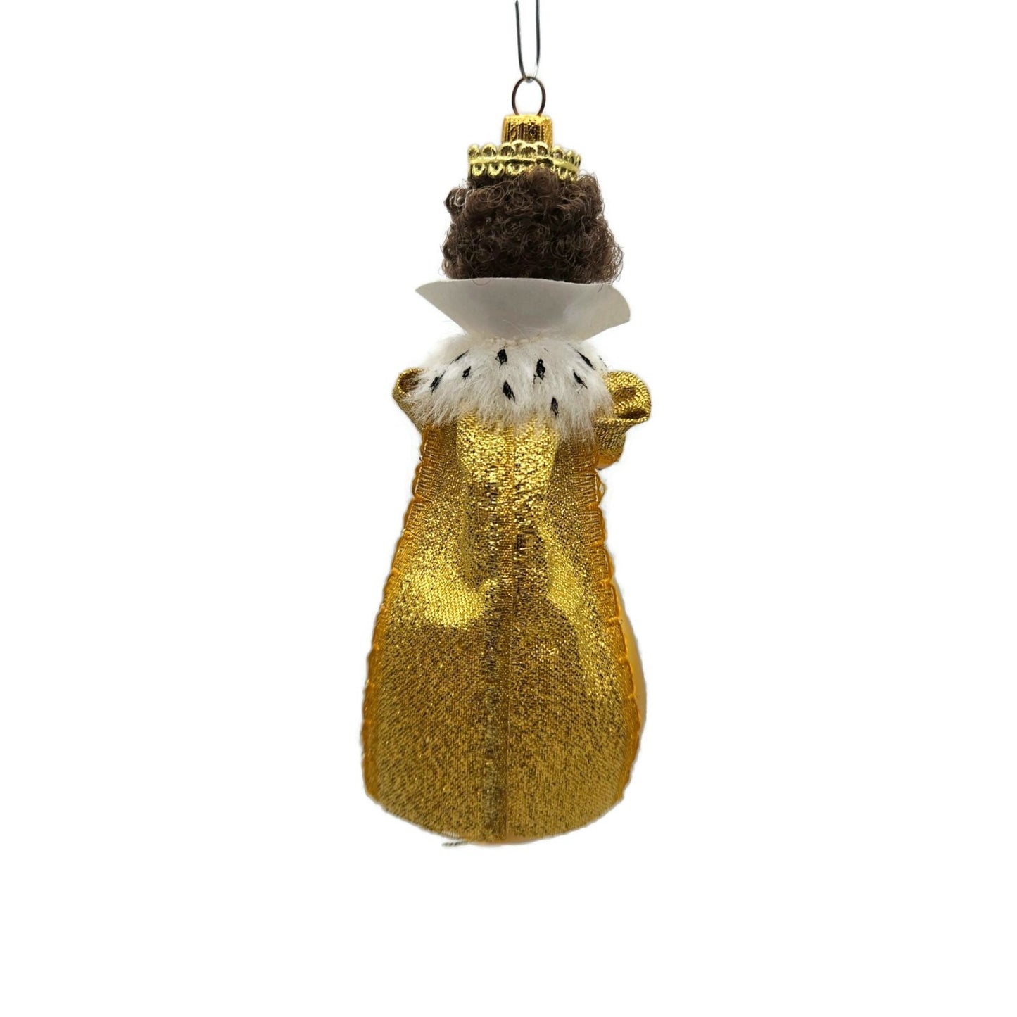 Sofferia De Carlini Queen Victorian Lady Gold Italian Christmas Tree Ornament