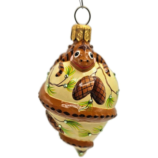 Patricia Breen Topping Chameleon Pine Fall Pine Cones Christmas Tree Ornament