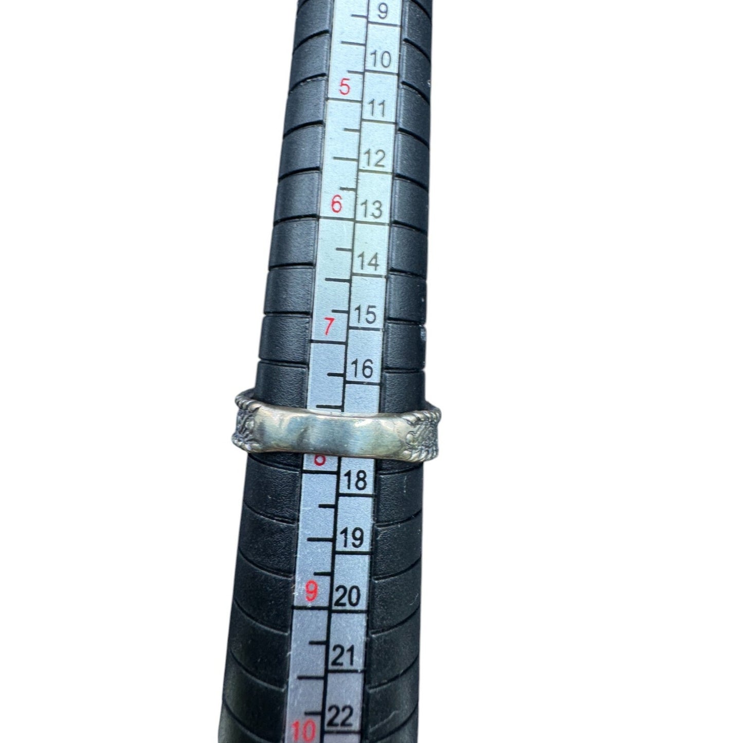 CP Carolyn Pollack Ring R 925 Sterling Silver Metal Filigree Artisan Size 7 3/4