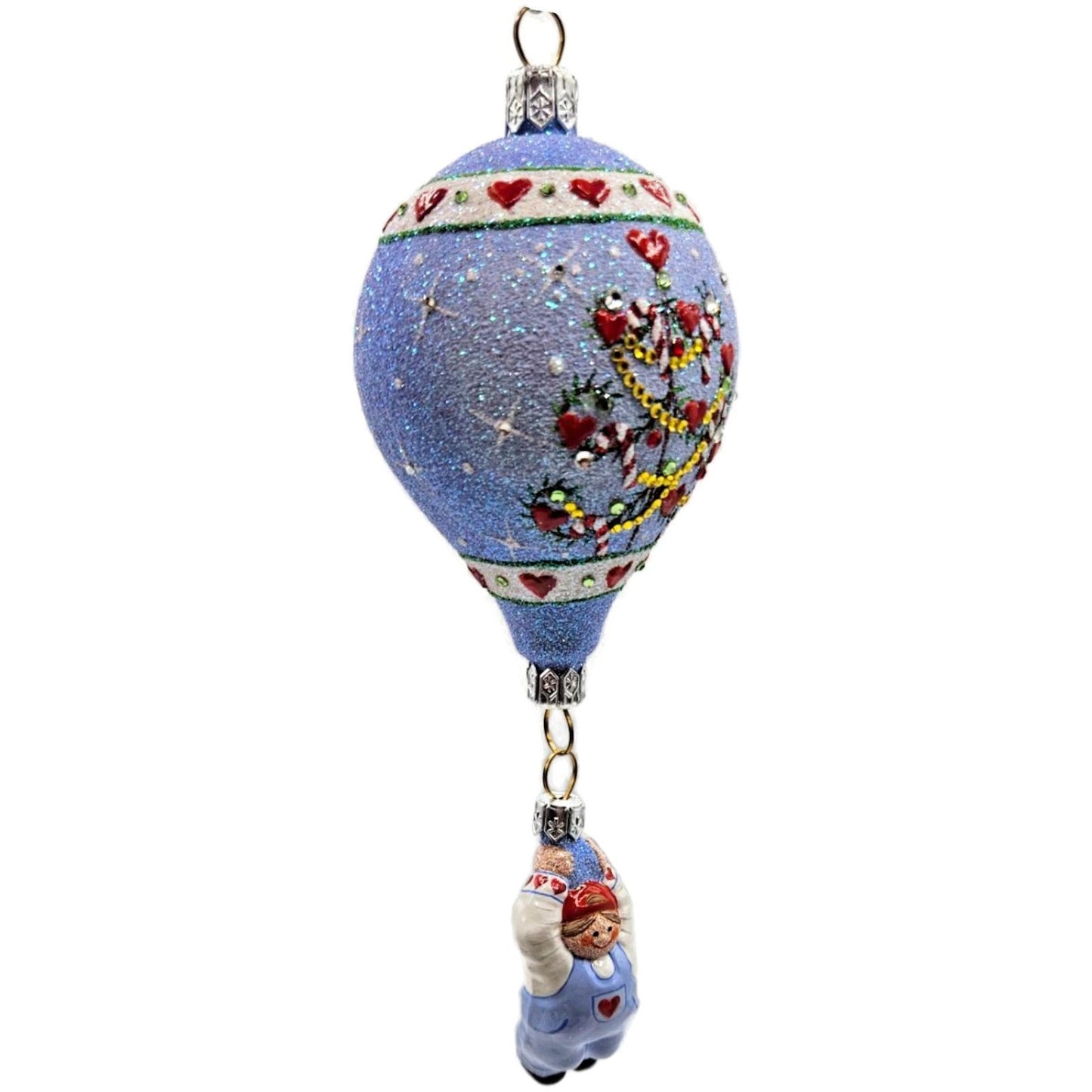 Patricia Breen Miniature Balloon Boy Candy Canes Hearts Christmas Tree Ornament