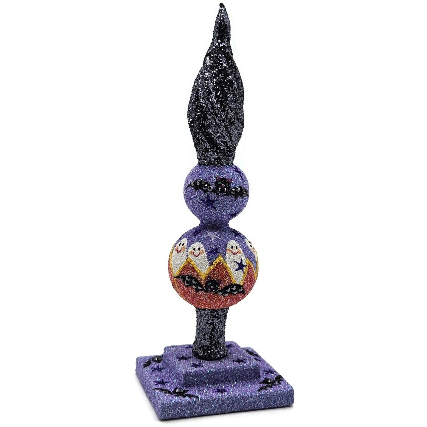 Patricia Breen Ultra Miniature Finial Pumpkin Bat Stars Halloween Ornament