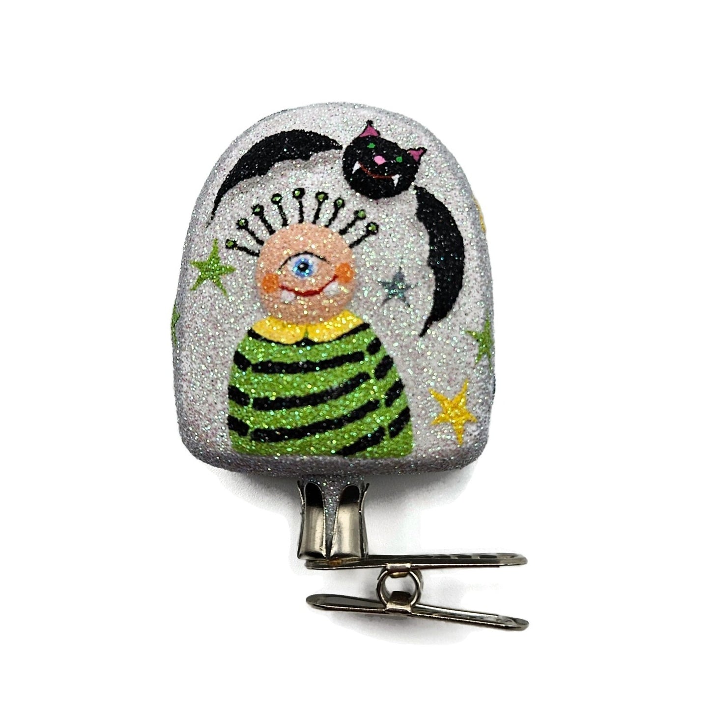 Patricia Breen Halloween Headstone Cyclops Bat Spider Christmas Tree Ornament