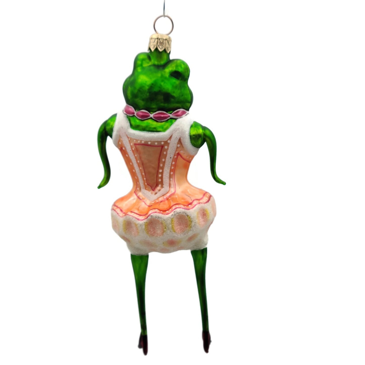 Slavic Treasures High Wire Honey Frog Halloween Christmas Tree Ornament 00403AFB