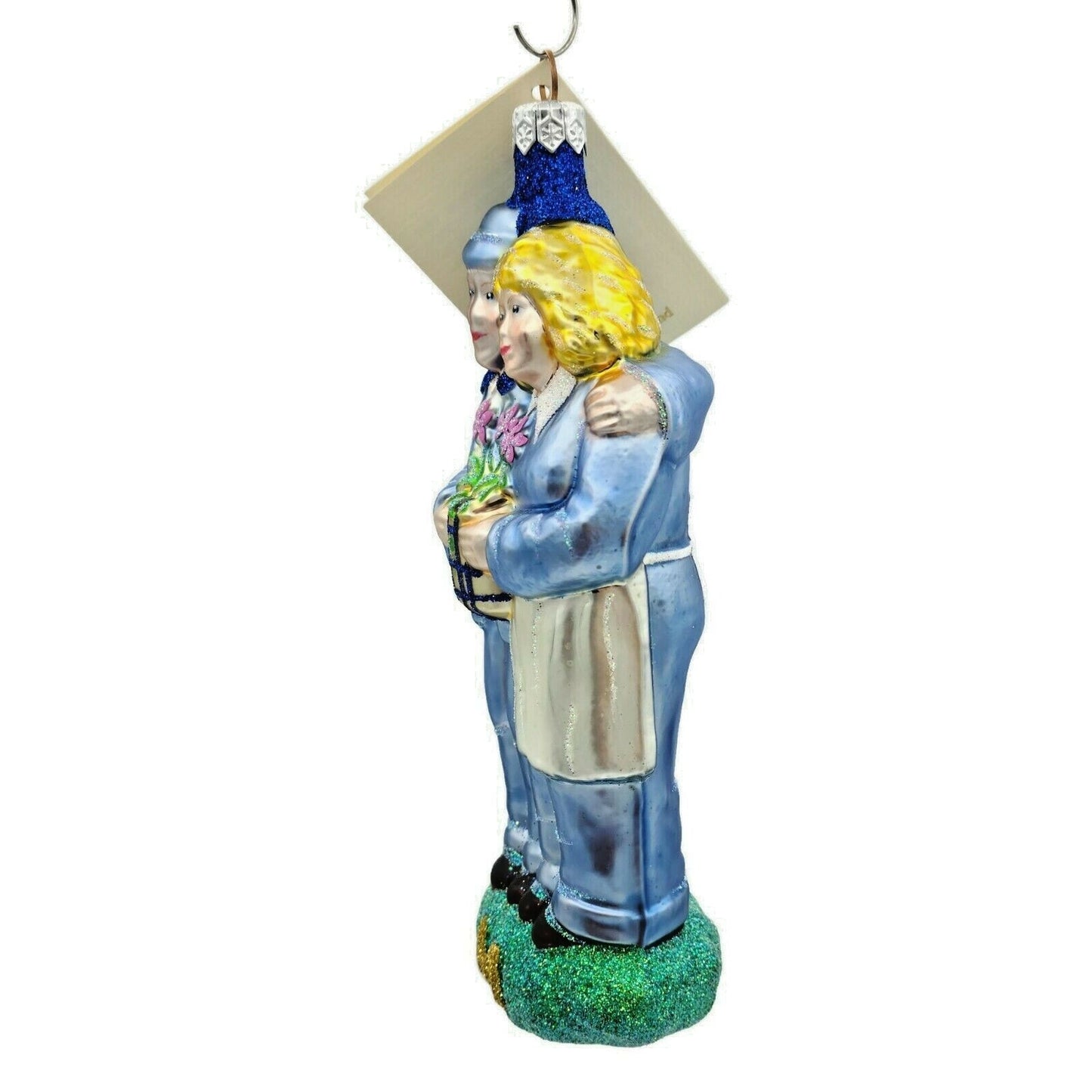 Patricia Breen Growing in Love Floral Spring Christmas Ornament Milaegers Garden