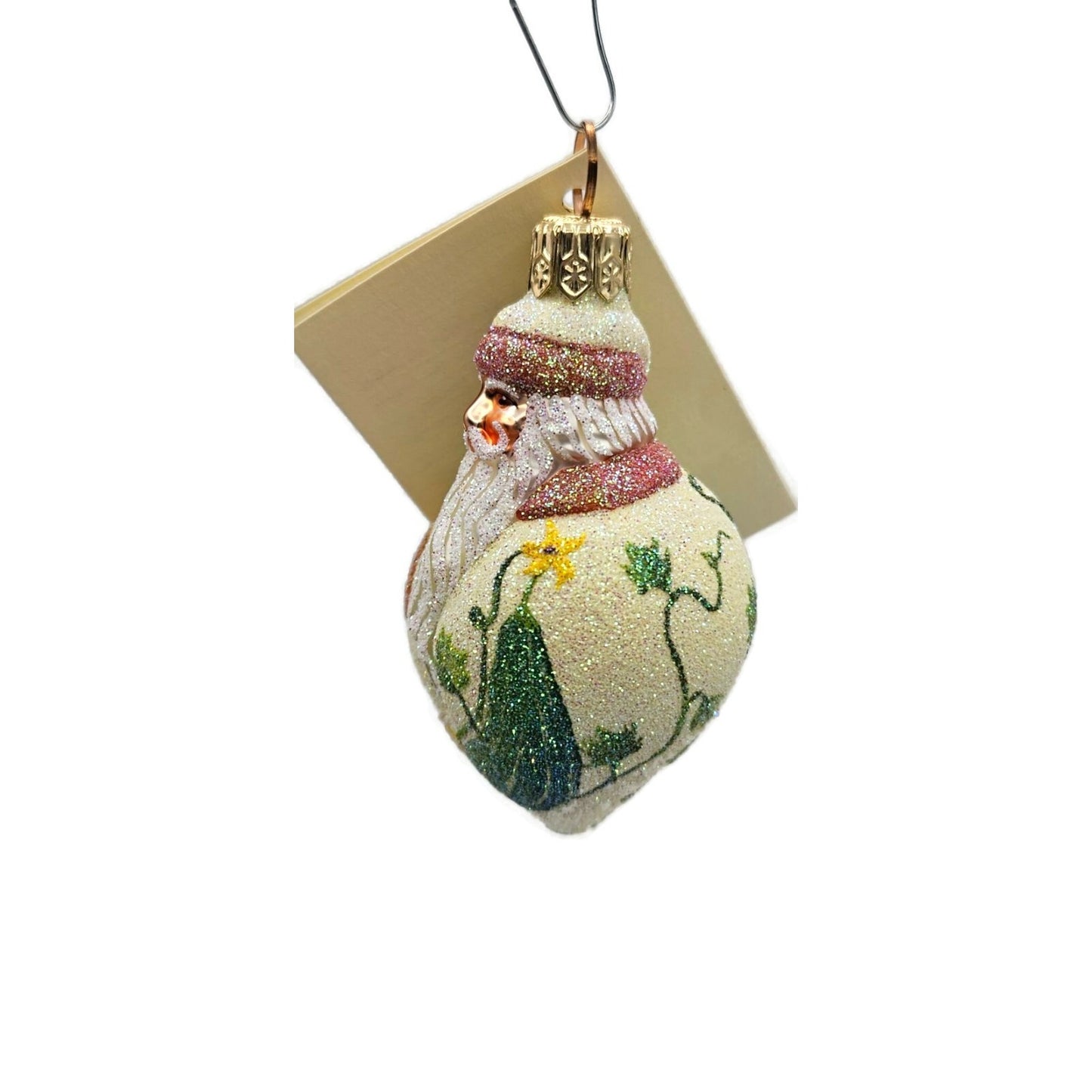 Patricia Breen Miniature Santa Poeticus Gourds Fall Christmas Tree Ornament