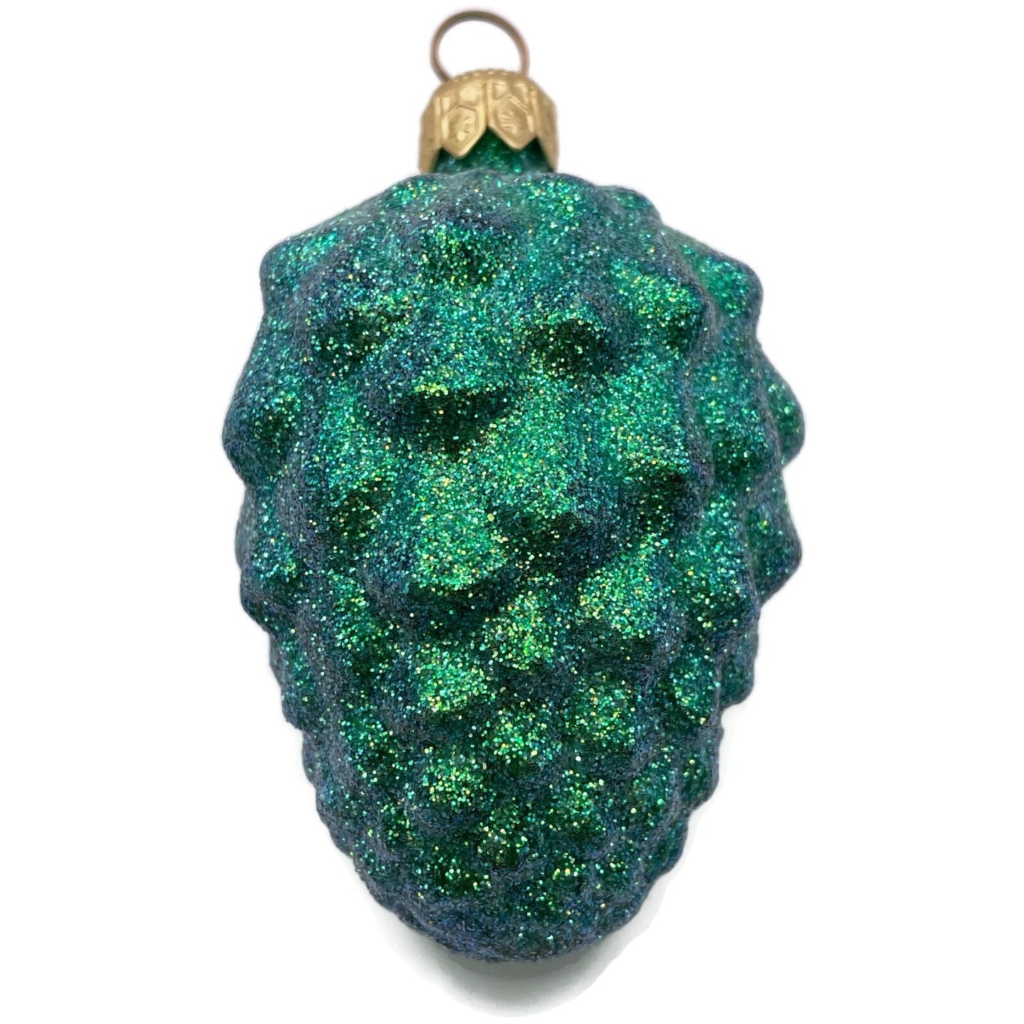 Patricia Breen Walk in the Woods Pine Cone Green Fall Christmas Tree Ornament