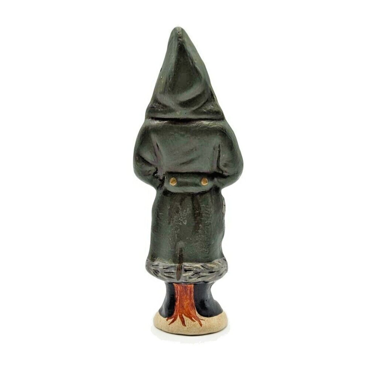 Vaillancourt Belsnickel with Green Coat Tammy Lajoie Signed Chalkware Figurine