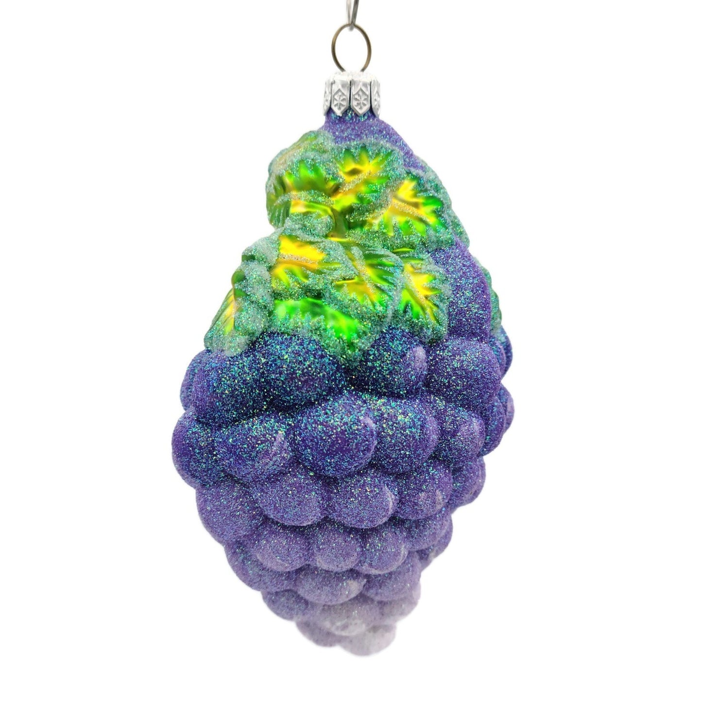 Patricia Breen Ornament Sonoma Santa Purple Grapes Christmas Holiday Tree