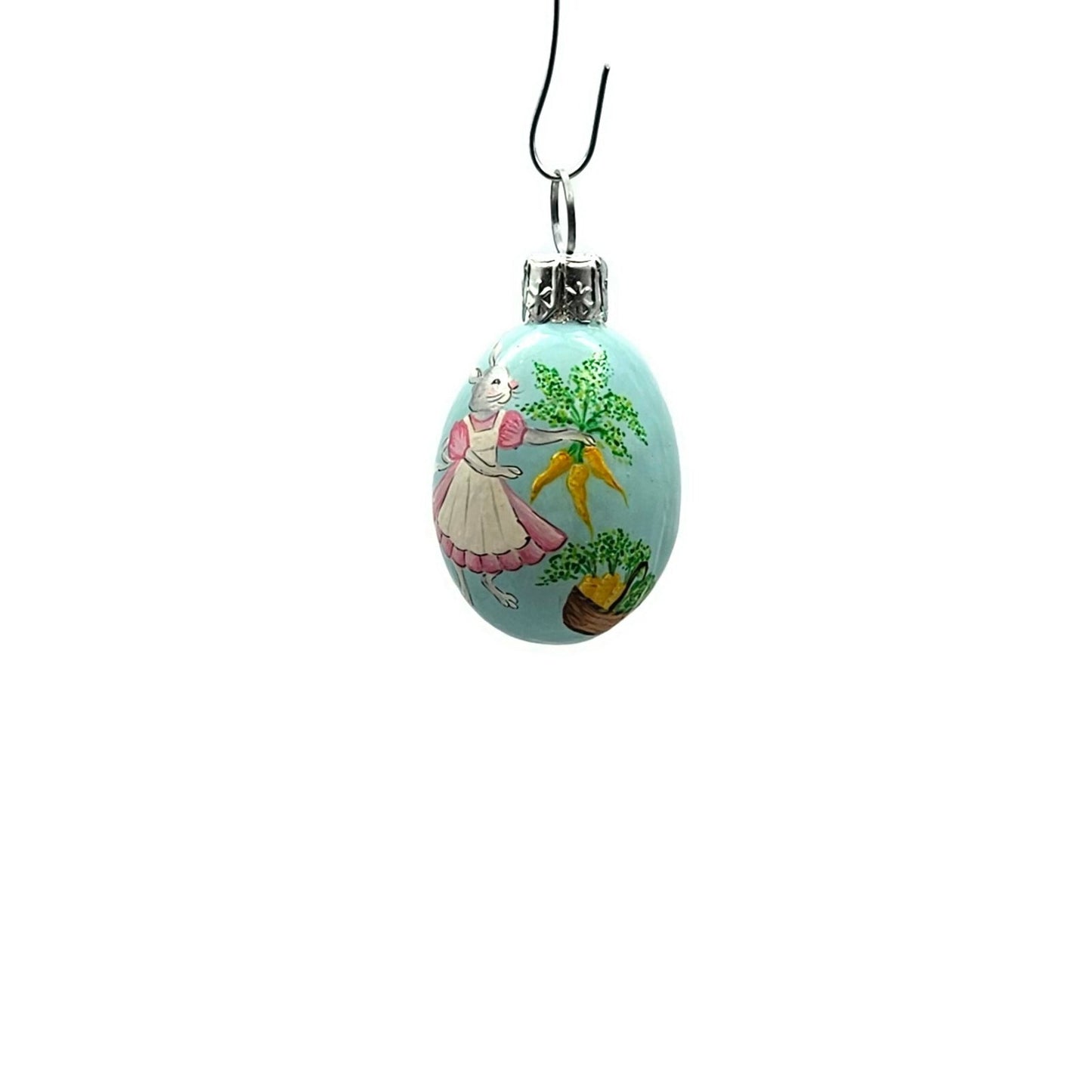 Patricia Breen Miniature Egg Dig Deep Bunny Carrots Easter Christmas Ornament