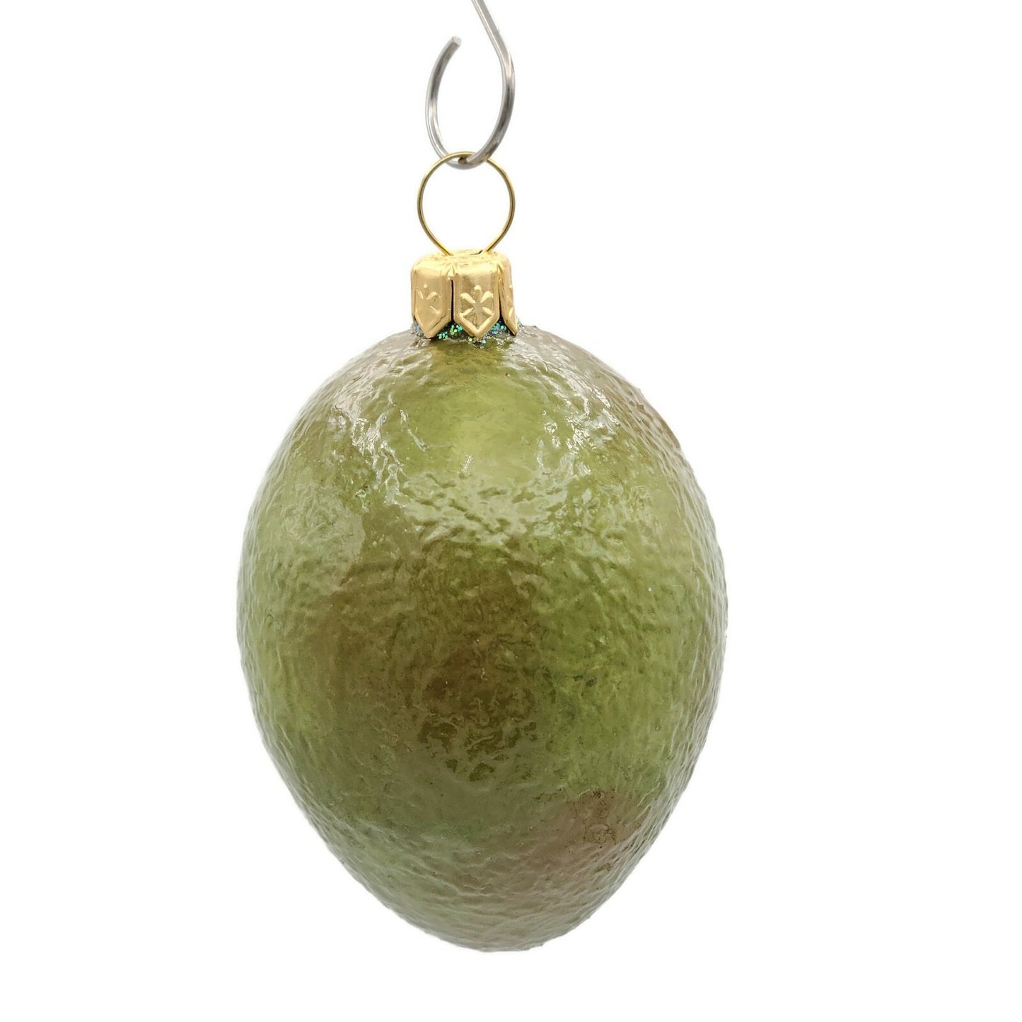 Patricia Breen Demi Egg Kiwi Green Velvet Fruit Food Holiday Ornament