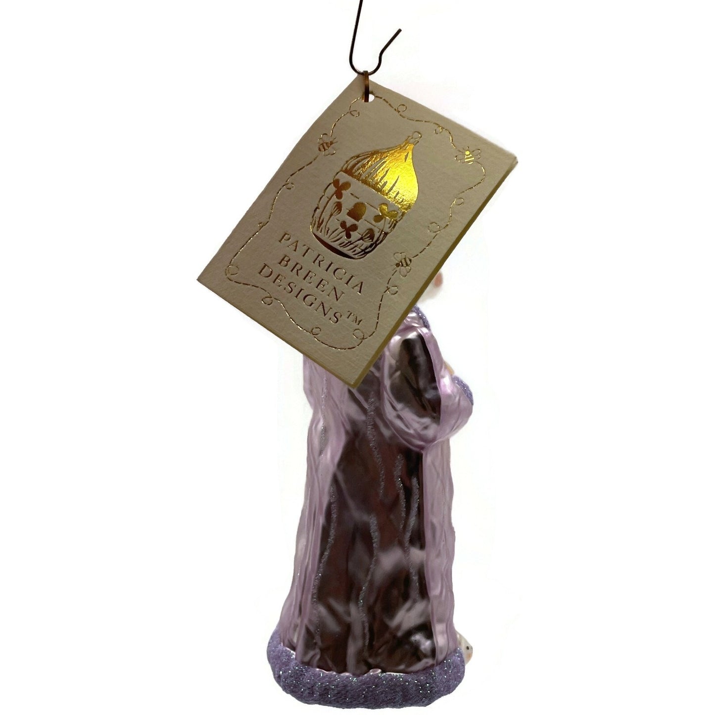 Patricia Breen Ornament Mrs Mouse Lavender Gazette Christmas Tree Decoration