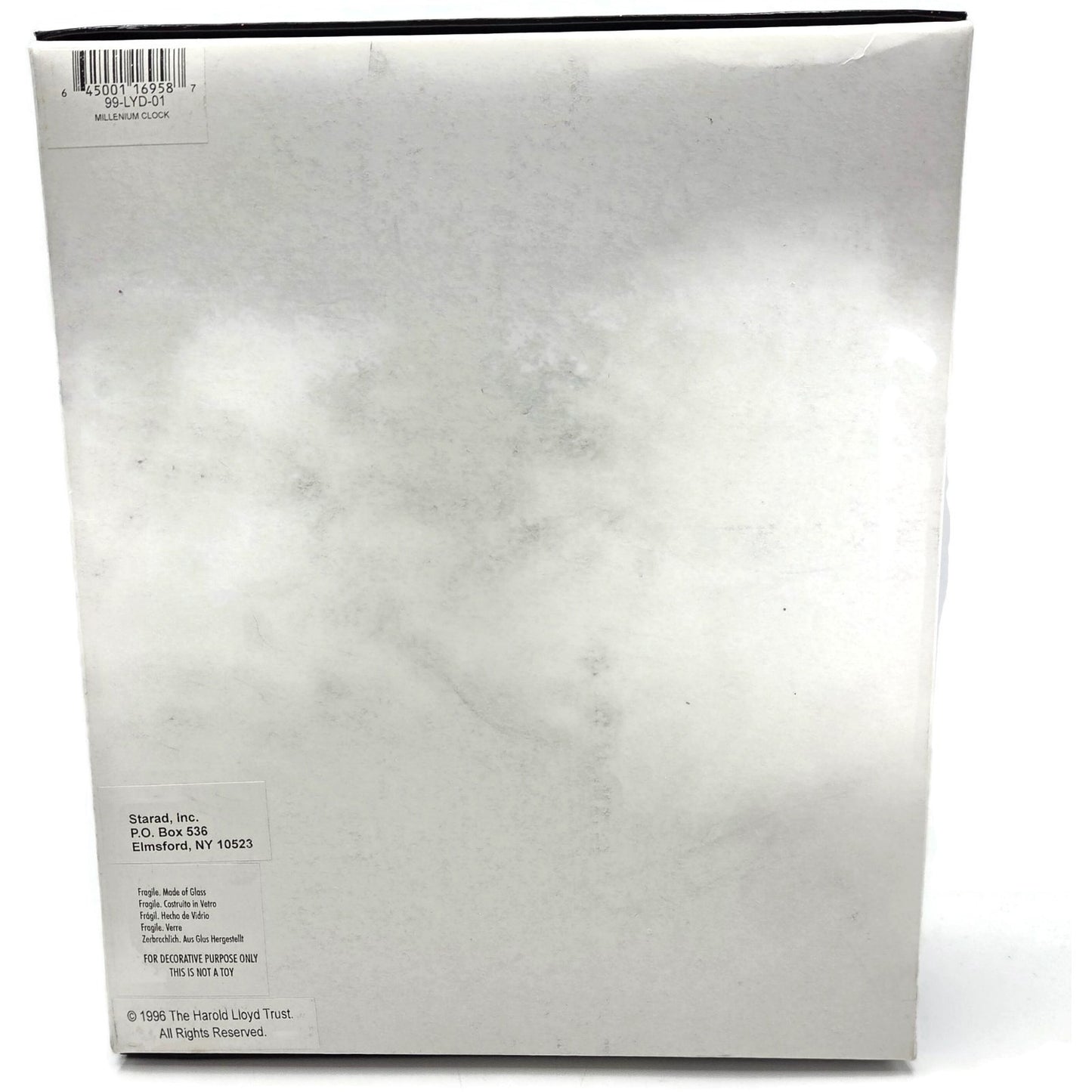 Christopher Radko Millennium Clock Harold Lloyd Trust Christmas Tree Ornament