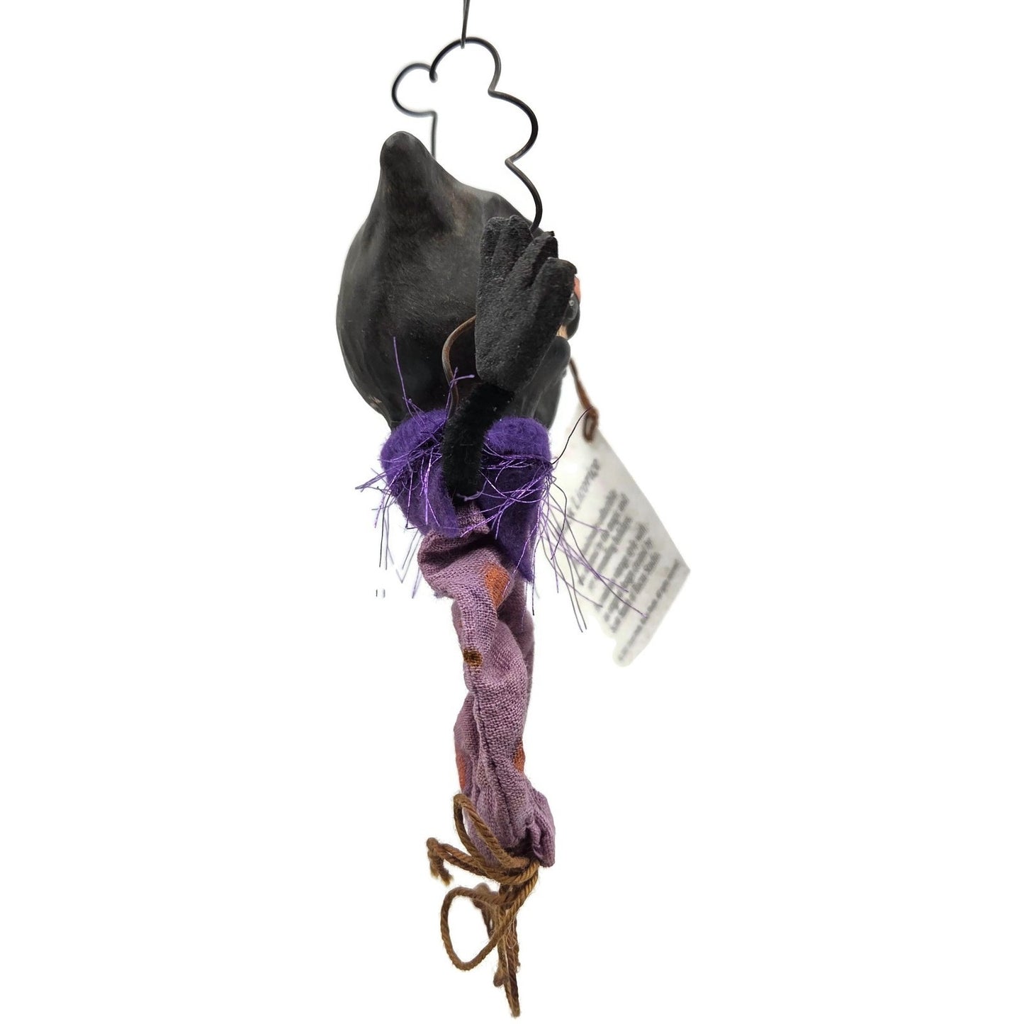 Scott Smith Rucus Studio Black Licorice Cat Orange Ornament 2001 Halloween