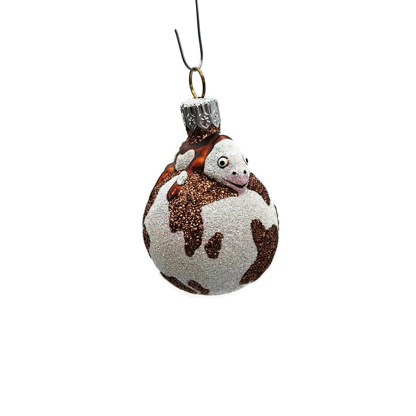Patricia Breen Miniature Chameleon Cow Animal Print Christmas Tree Ornament