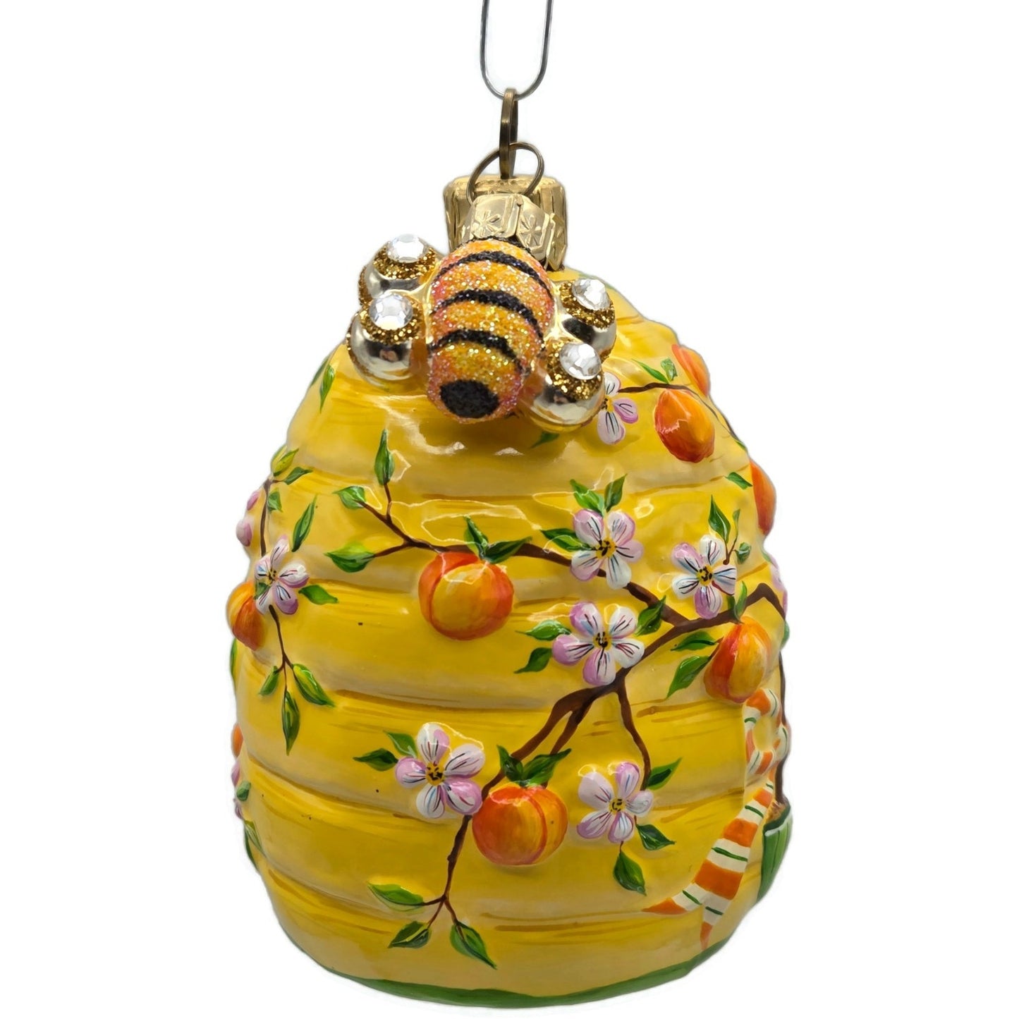 Patricia Breen A Beeskep for Lucy Flowers Fruit Yellow Spring Christmas Ornament