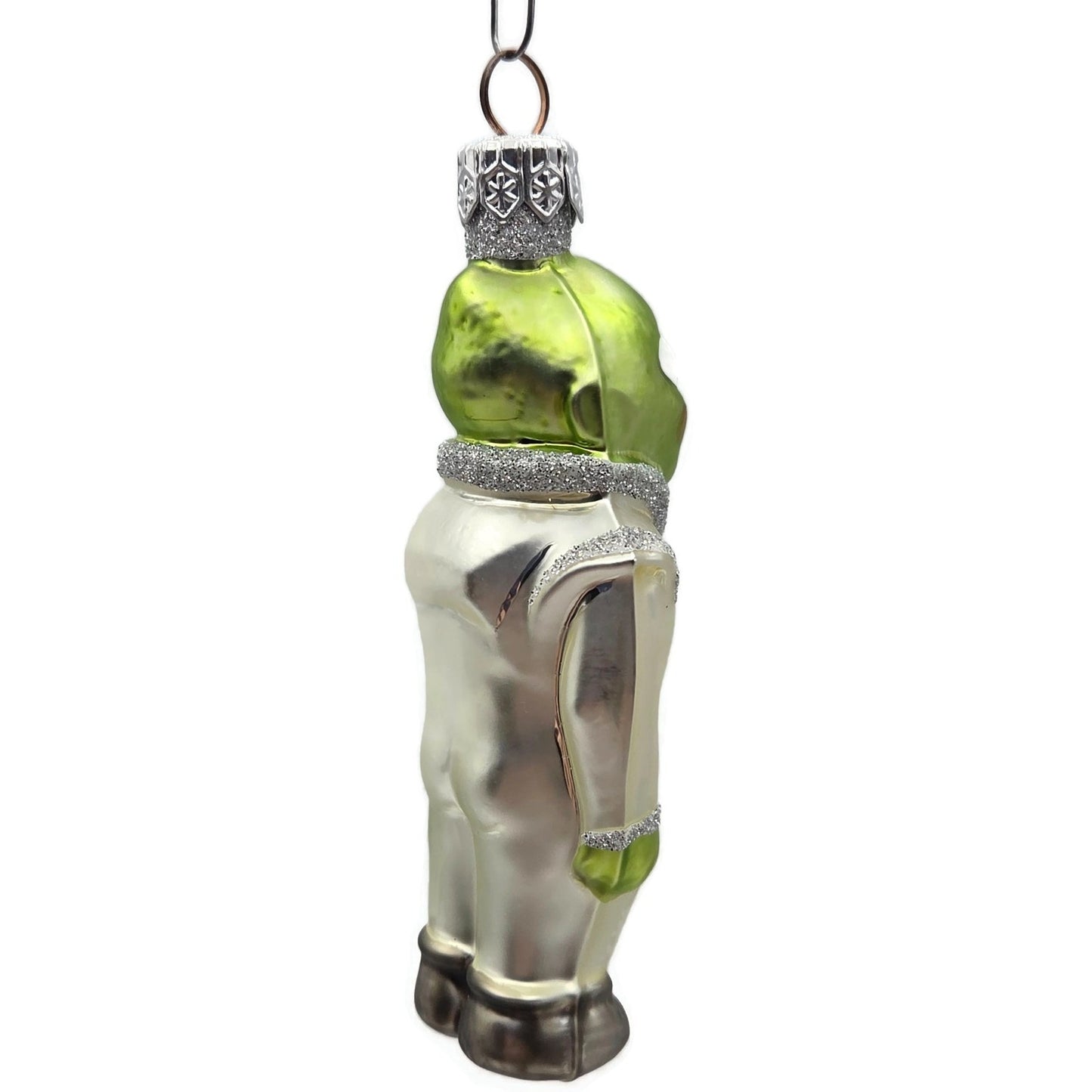 Patricia Breen Walk on the Moon Alien Matte Suit Shoes Space Christmas Ornament