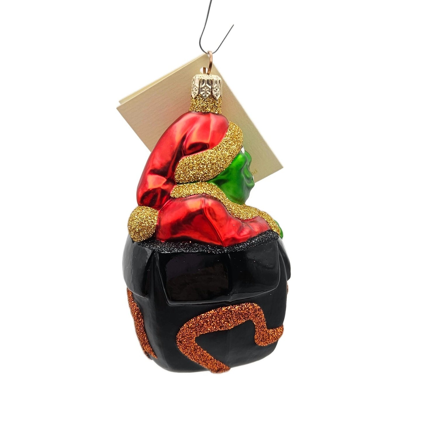 Patricia Breen Mmmonster Present Black Orange Halloween Christmas Tree Ornament