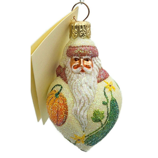 Patricia Breen Miniature Santa Poeticus Gourds Fall Christmas Tree Ornament