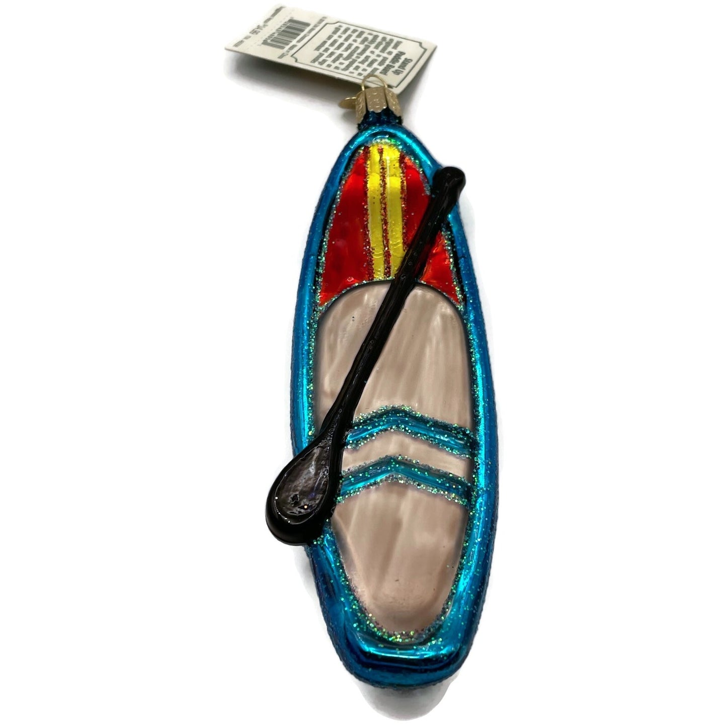 Stand Up Paddle Board Ornament OWC Blown Glass Old World Christmas Tree Decor