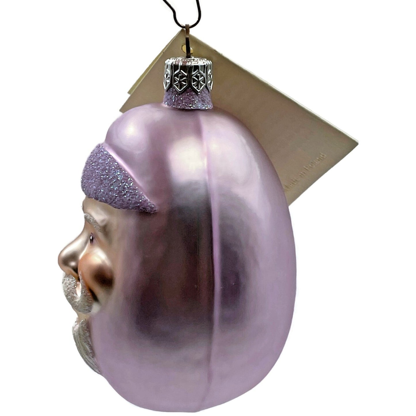 Patricia Breen Jelly Bean Santa Claus Lavender Easter Candy Christmas Ornament