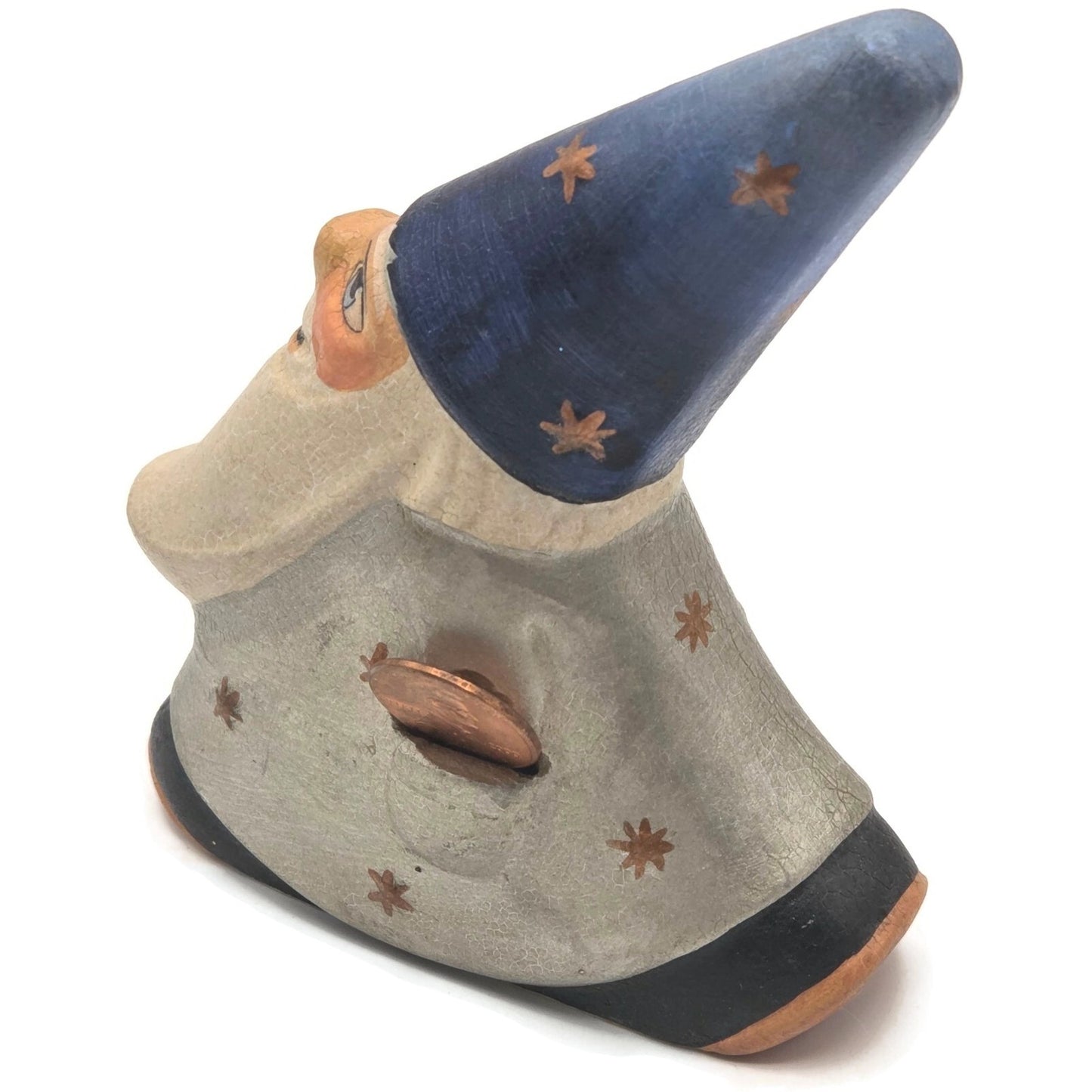 Vaillancourt Millennium Father Christmas in Silver and Copper Christmas Figurine