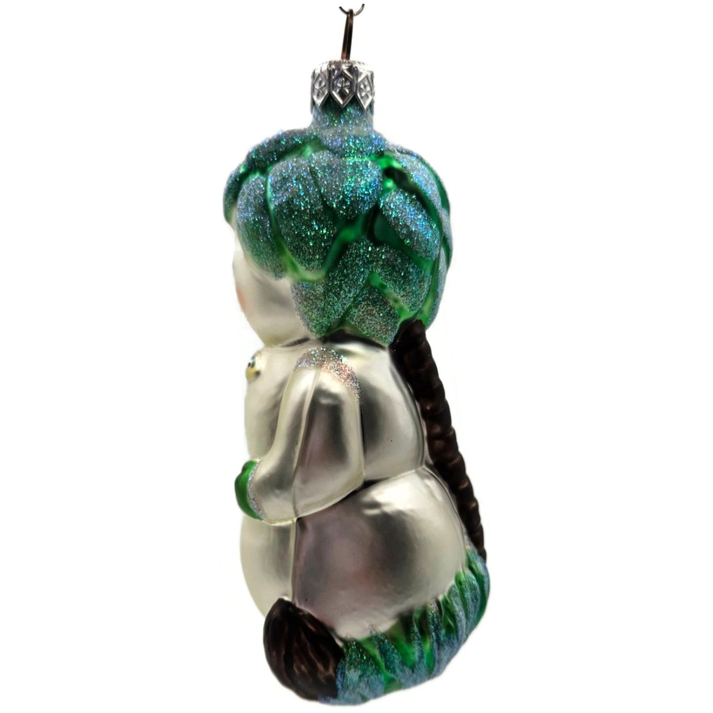 Patricia Breen Hobe Sound Snowman Green Fish Christmas Tree Decor Ornament