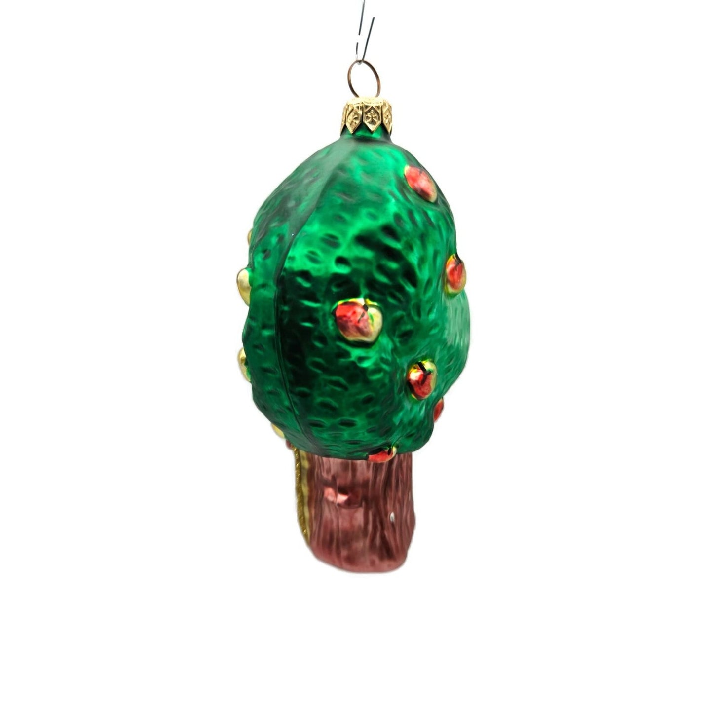 Patricia Breen Apple Tree Boy Matte Tree Glitter Ladder Summer Tree Ornament