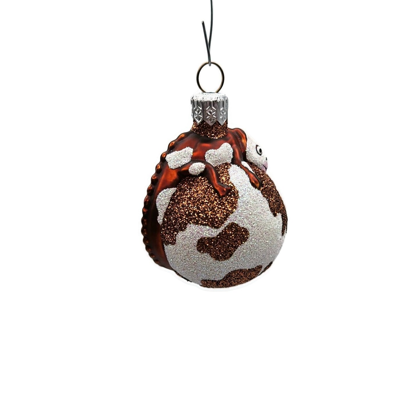 Patricia Breen Miniature Chameleon Cow Animal Print Christmas Tree Ornament