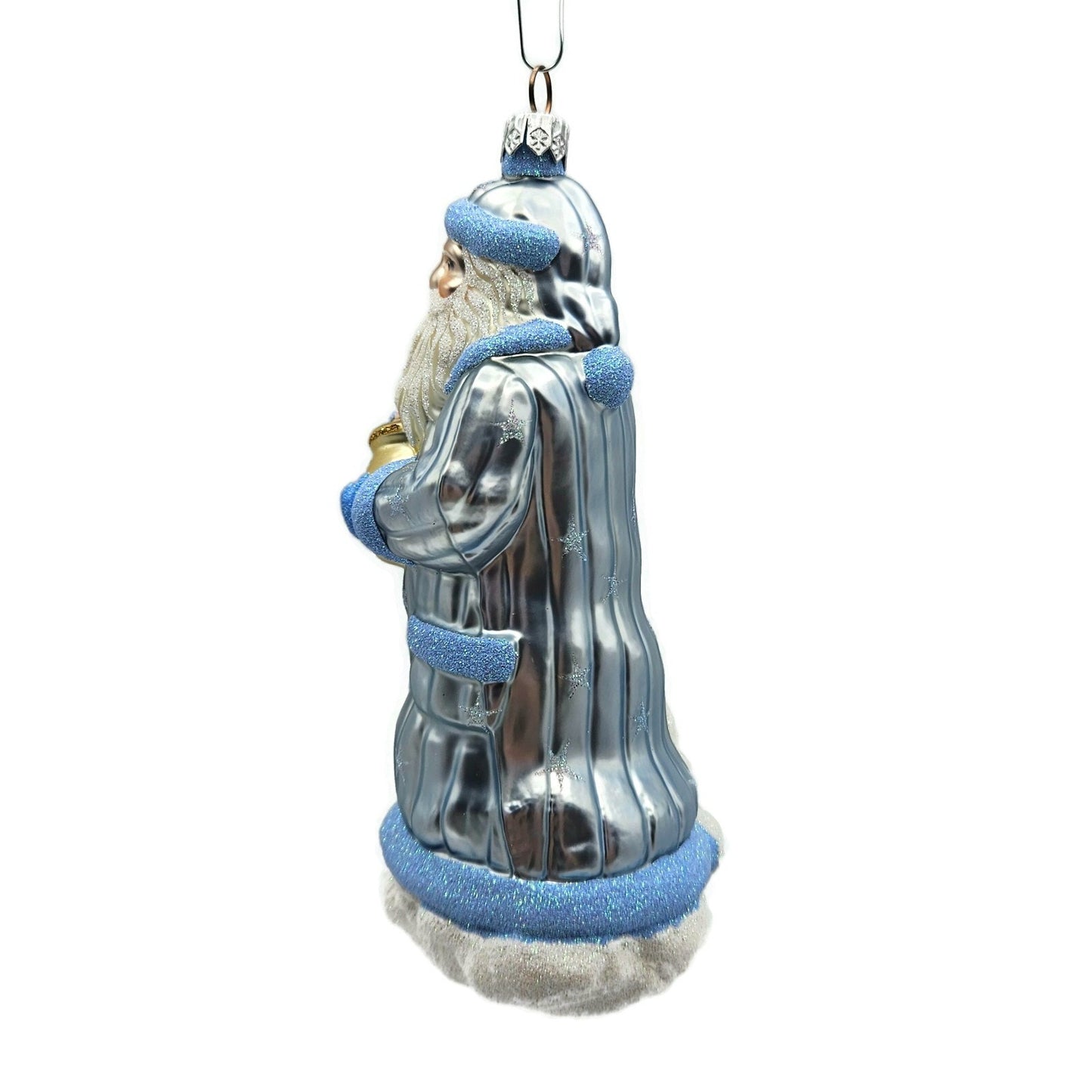 Patricia Breen Rainbow Santa Claus Pastel Stars Spring Christmas Tree Ornament