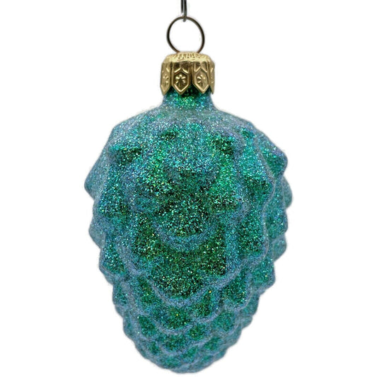 Patricia Breen Walk in the Woods Pine Cone Green Fall Christmas Tree Ornament