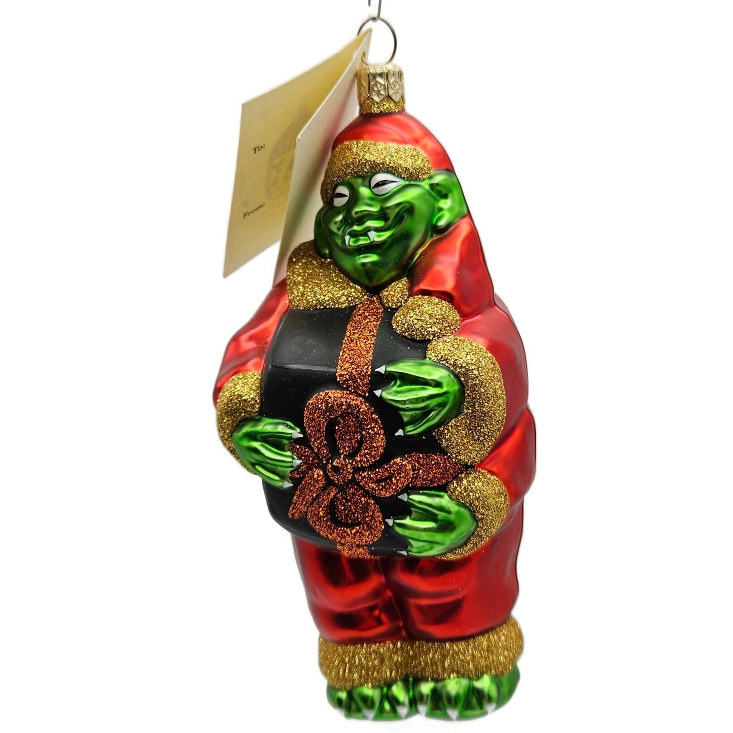 Patricia Breen Mmmonster Delivery Orange Halloween Christmas Tree Ornament