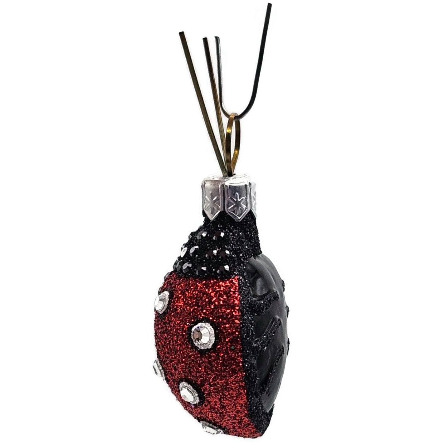 Patricia Breen Ladybug Ladybug Red Bejeweled Closed Wing Spring Tree Ornament