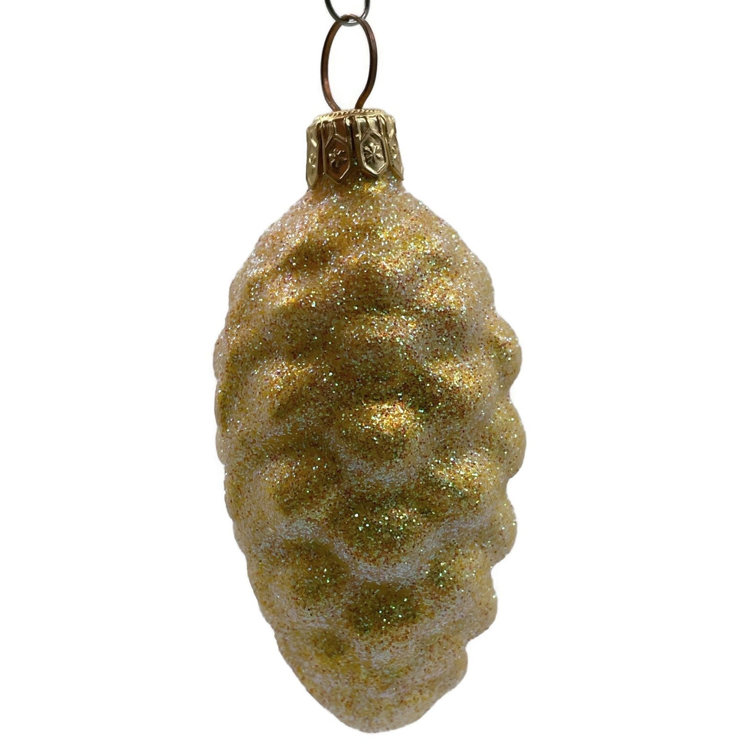 Patricia Breen Walk in The Woods Spruce Cone Yellow Fall Christmas Tree Ornament
