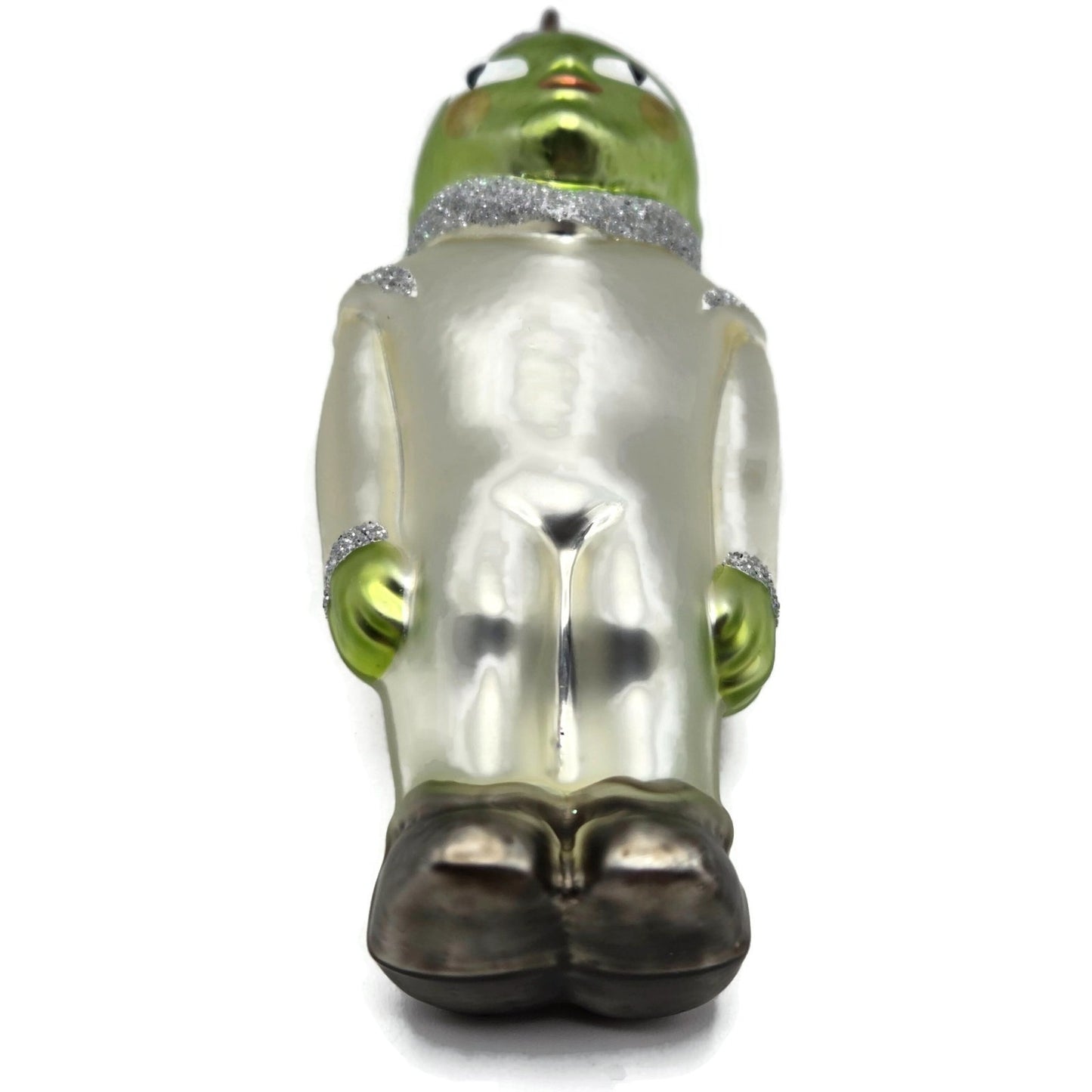 Patricia Breen Walk on the Moon Alien Matte Suit Shoes Space Christmas Ornament